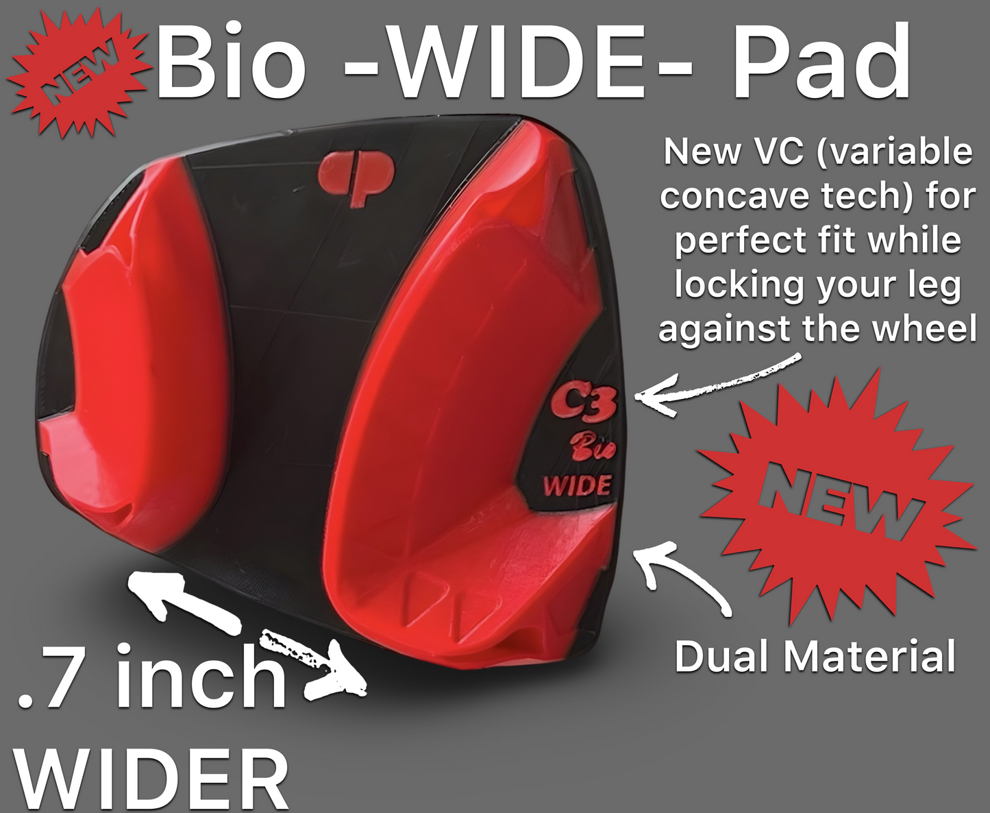 Clark Pads- Concept 3 Bio Wide Gap