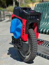Load image into Gallery viewer, New from Clark Pads - Seat &amp; Bumper Combo for the Begode Master EUC wheel.   This durable 3D-printed seat and bumper provides great protection for your Begode Master wheel.  The combo includes assembly screws, washers, and pre-applied adhesive for the bumper.   The front bumper mounts with supplied screws and pre-applied adhesive. Bumper includes hard points for kickstand stability.    For added protection to your Begode Master combing this Clark Pads Seat &amp; Bumper

