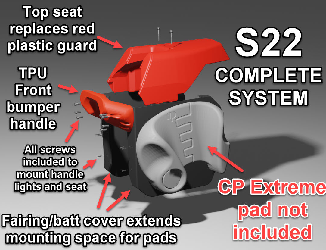 King Song S22 complete seat bumper and fairing for your EUC Wheel