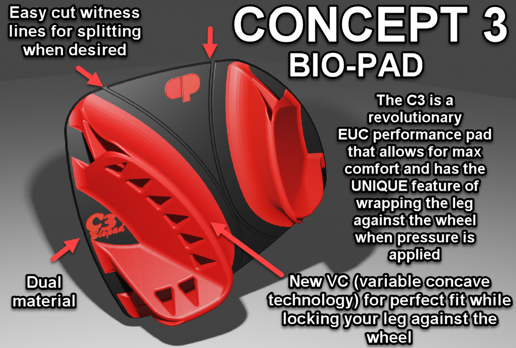 Clark Pads - Concept 3 Bio