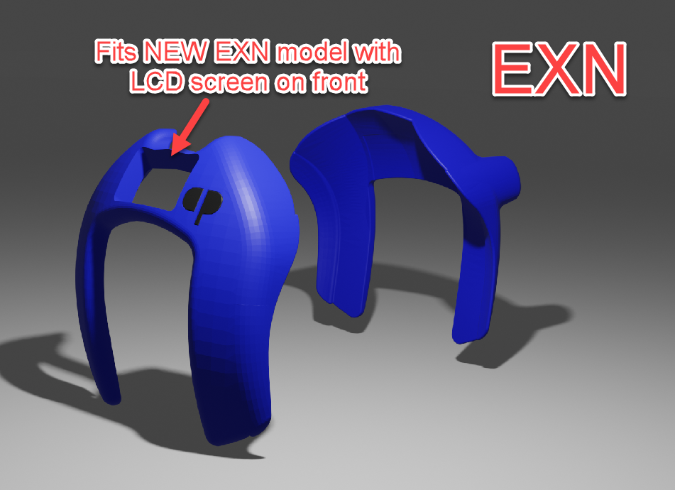 Front & Rear Bumpers for Gotway Begode EX or EXN Electric Unicycle.  Available in Black, Blue, White, or Yellow.